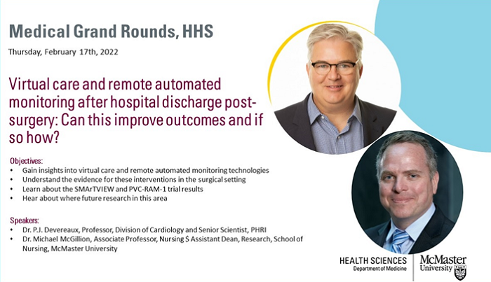 Virtual Care and Remote Automated Monitoring After Hospital Discharge Post-Surgery Poster