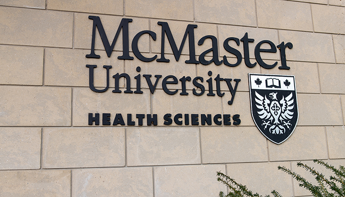 McMaster Health Sciences sign