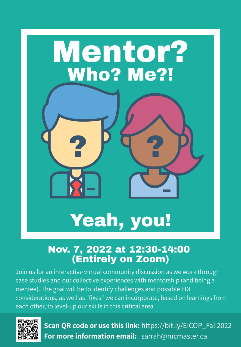 Mentorship event Poster