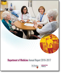 Department of Medicine Annual Report Cover 2016-2017