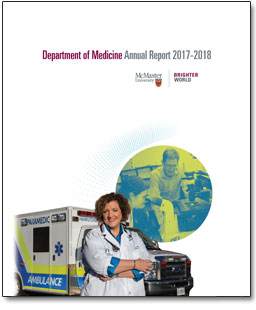 Department of Medicine Annual Report Cover 2017-2018