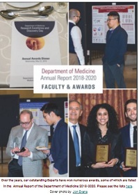 Weekly Update Newsletter cover page of a collage of images from an awards event